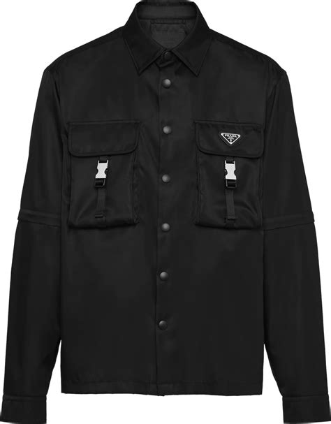 prada overshirt|prada long sleeve shirt.